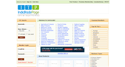 Desktop Screenshot of products.indiatradepage.com
