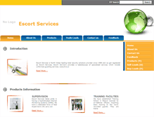 Tablet Screenshot of escortservices.indiatradepage.com