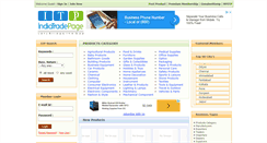 Desktop Screenshot of indiatradepage.com