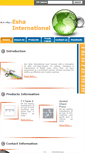 Mobile Screenshot of eshainternational.indiatradepage.com