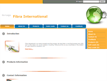 Tablet Screenshot of fibrainternational.indiatradepage.com