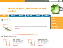 Tablet Screenshot of besson.indiatradepage.com