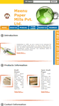 Mobile Screenshot of meenupapermills.indiatradepage.com