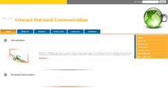Desktop Screenshot of interactoutreach.indiatradepage.com