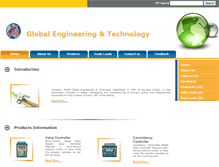Tablet Screenshot of globaltecheng.indiatradepage.com