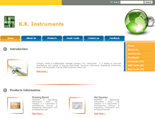 Tablet Screenshot of kkinstruments.indiatradepage.com