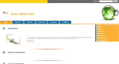 Desktop Screenshot of jinexweb.indiatradepage.com